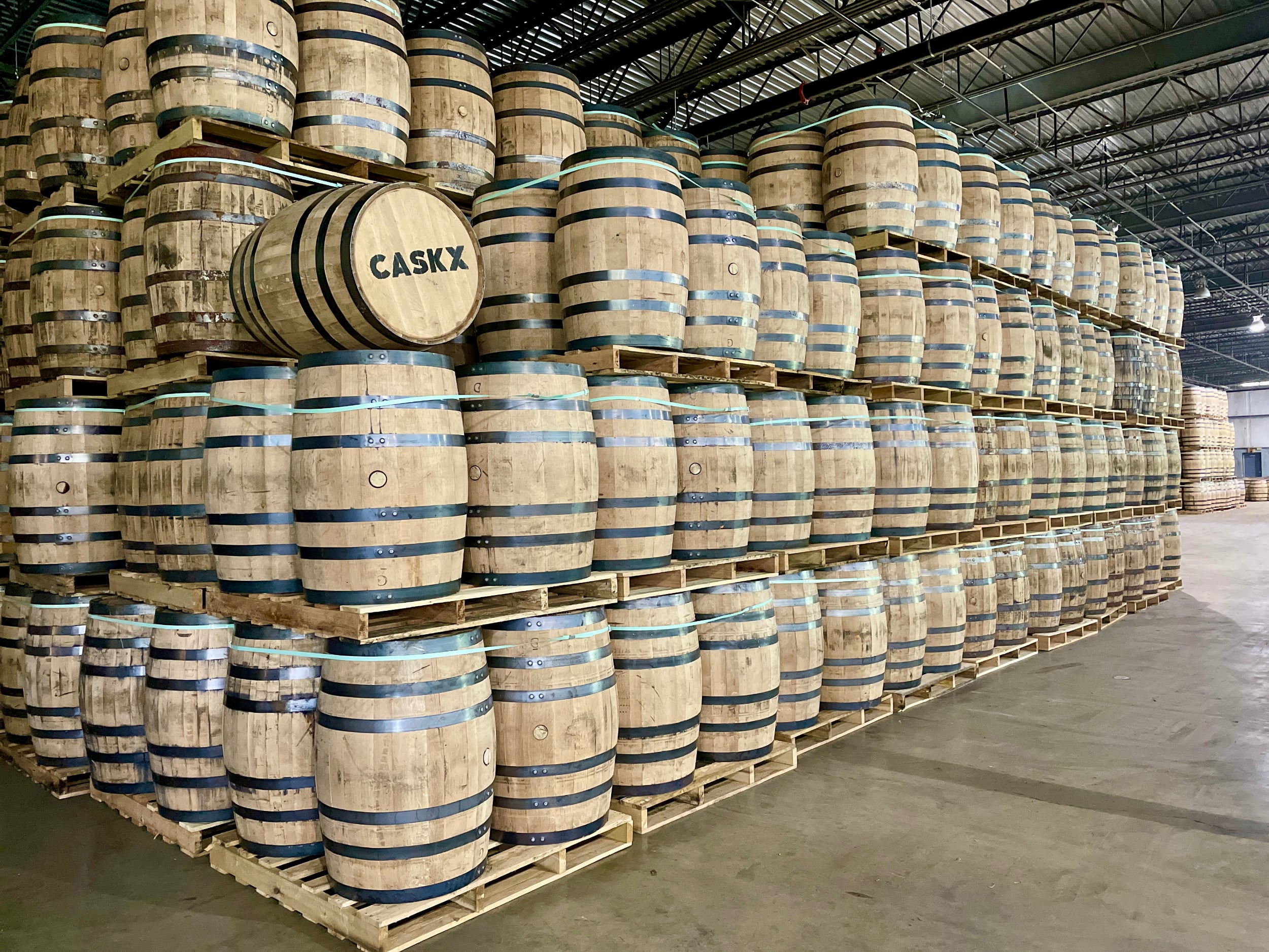 Background image of barrels