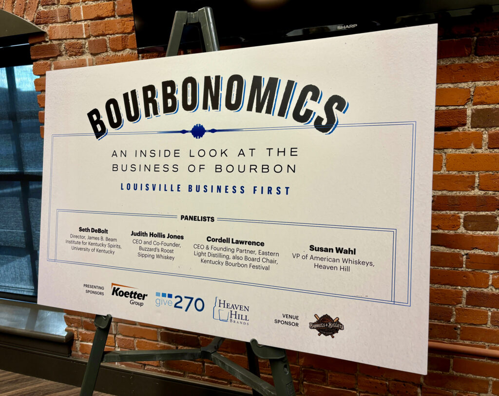 "Bourbonomics" was an inside look at the business of bourbon.