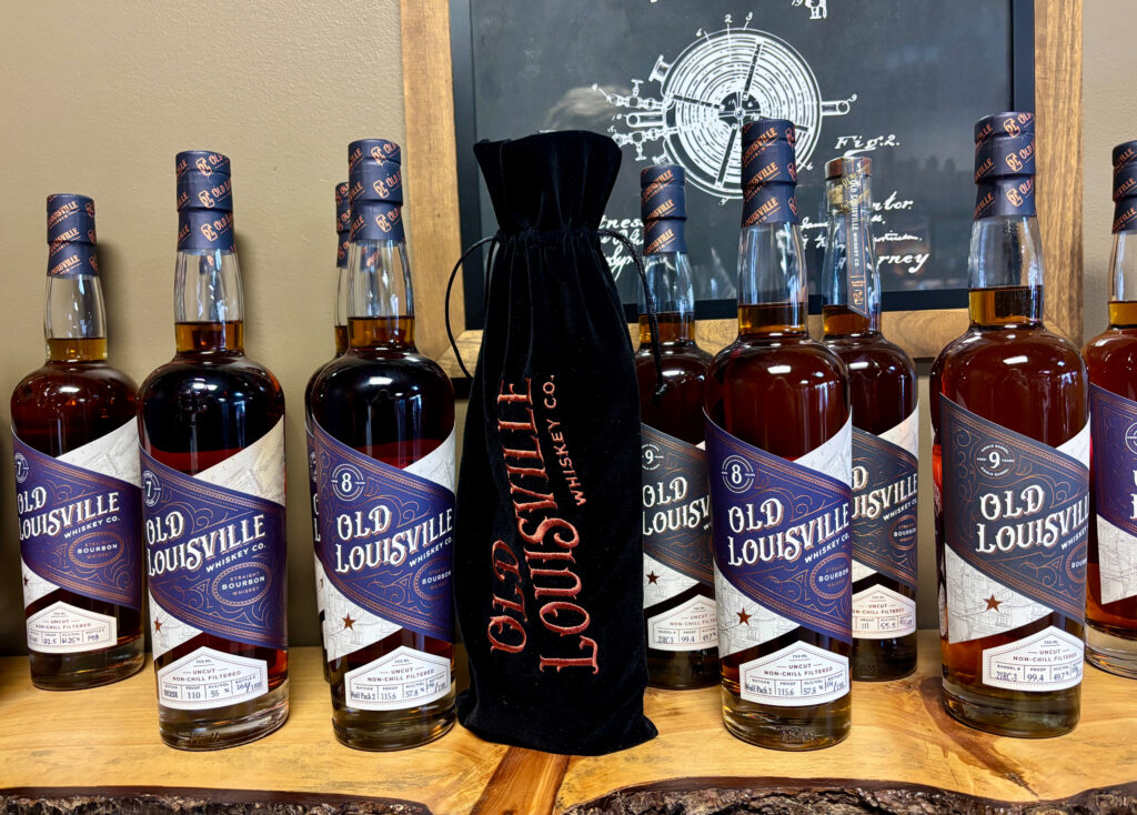 Old Louisville Whiskey Co. bottles