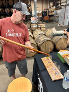 Barrel thieving four samples