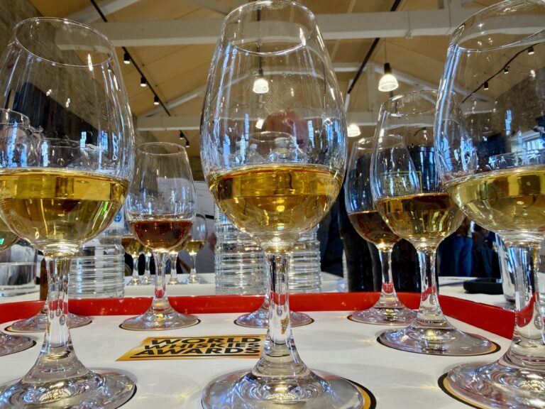 Judging mat at World Whiskies Awards in London