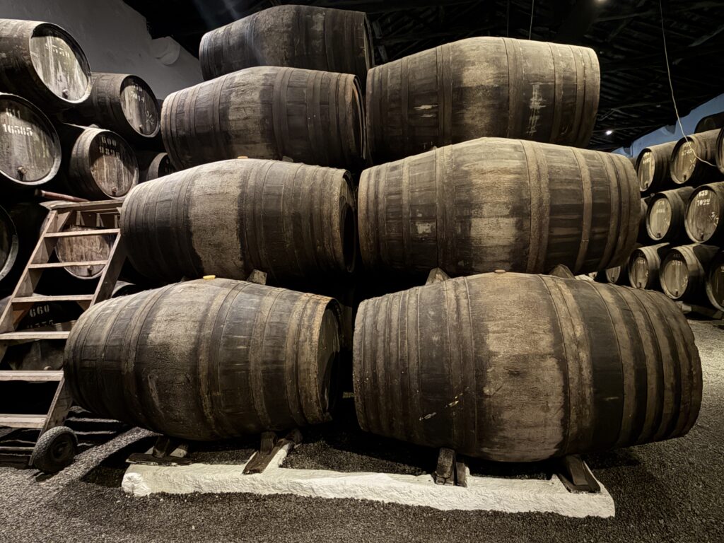 Port barrels in Portugal