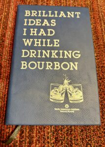 Bourbon tasting notebook